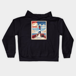 Nantucket United States of America Tourism Vintage Poster Kids Hoodie